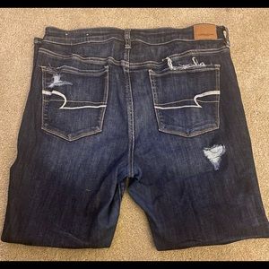 American eagle stretch jeans distressed